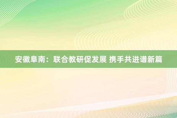 安徽阜南：联合教研促发展 携手共进谱新篇